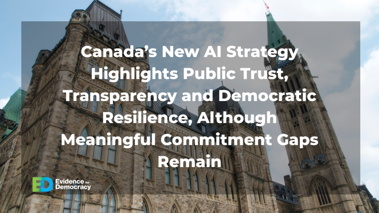 Press Release: Canada’s New AI Strategy Highlights Public Trust ...